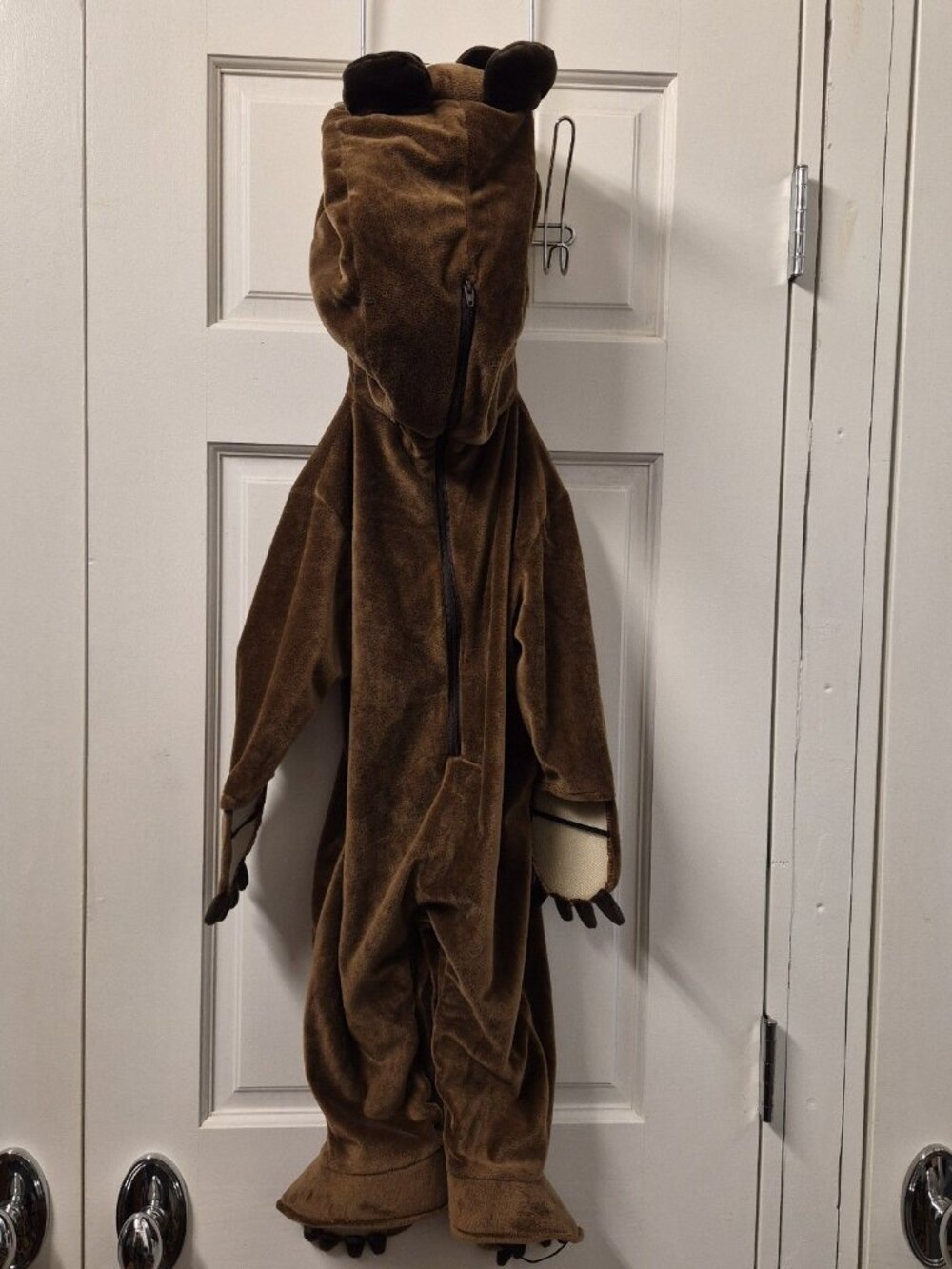 Masha and the Bear Toddler Costume Size 2T Warm Fuzzy Hooded Dress Up - Picture 9 of 10